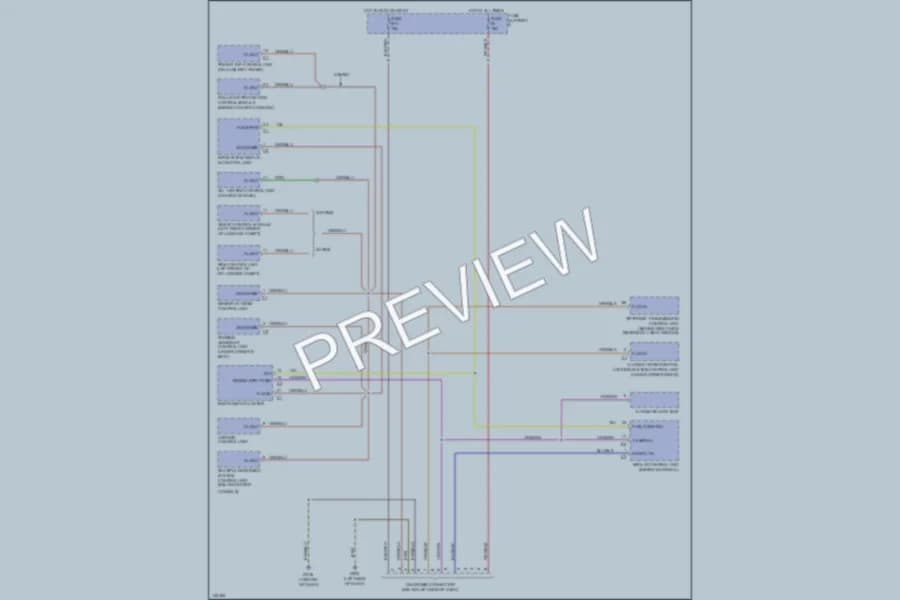 2001 Porsche 911 Computer Data Lines wiring diagram preview
