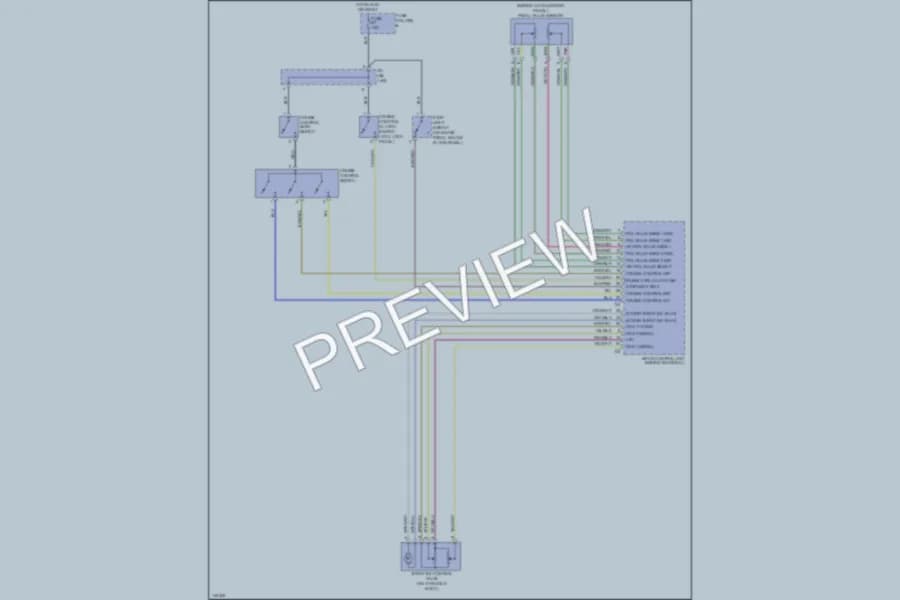 2001 Porsche 911 Cruise Control wiring diagram preview