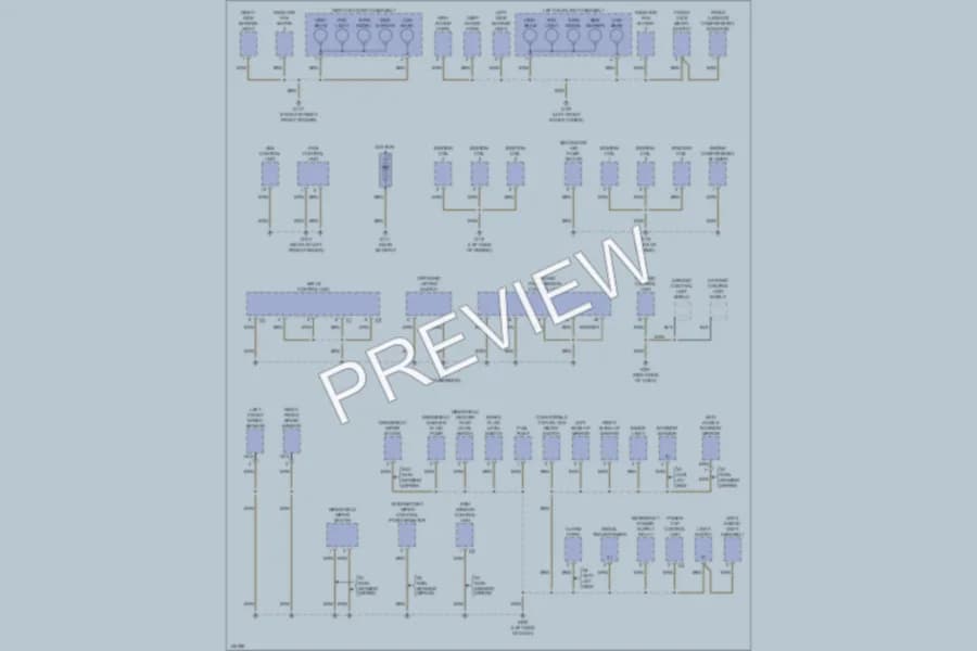 2001 Porsche Boxster Ground Distribution wiring diagram preview