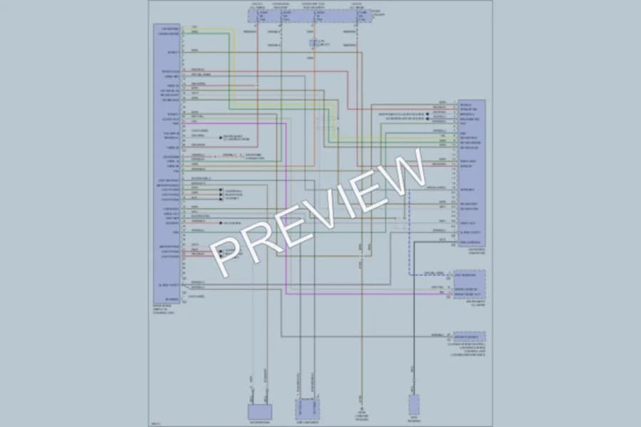 2001 Porsche Boxster Instrument Cluster wiring diagram preview