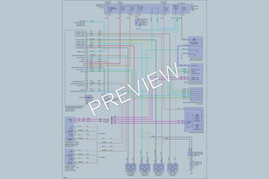 2001 Saturn L100 Anti Lock Brakes wiring diagram preview