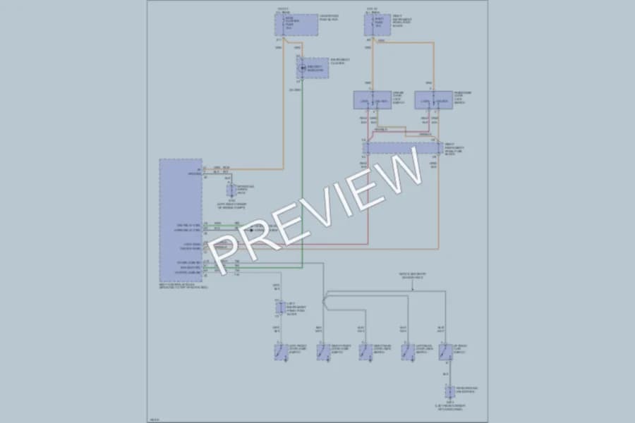 2001 Saturn L100 Anti Theft wiring diagram preview