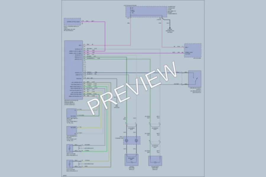 2001 Saturn L200 Supplemental Restraints wiring diagram preview