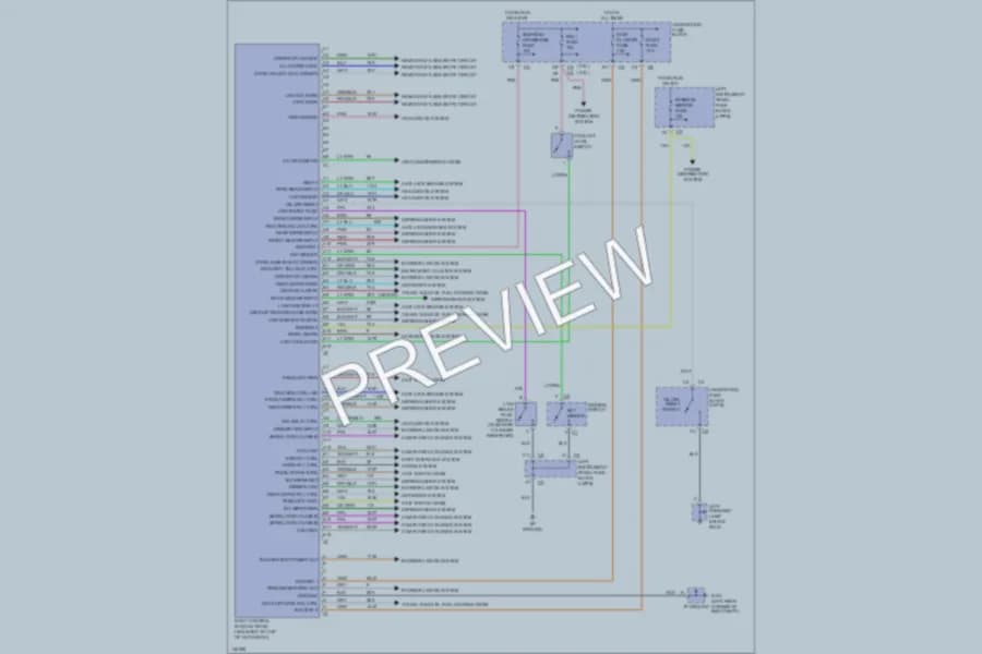 2001 Saturn L300 Body Computer wiring diagram preview