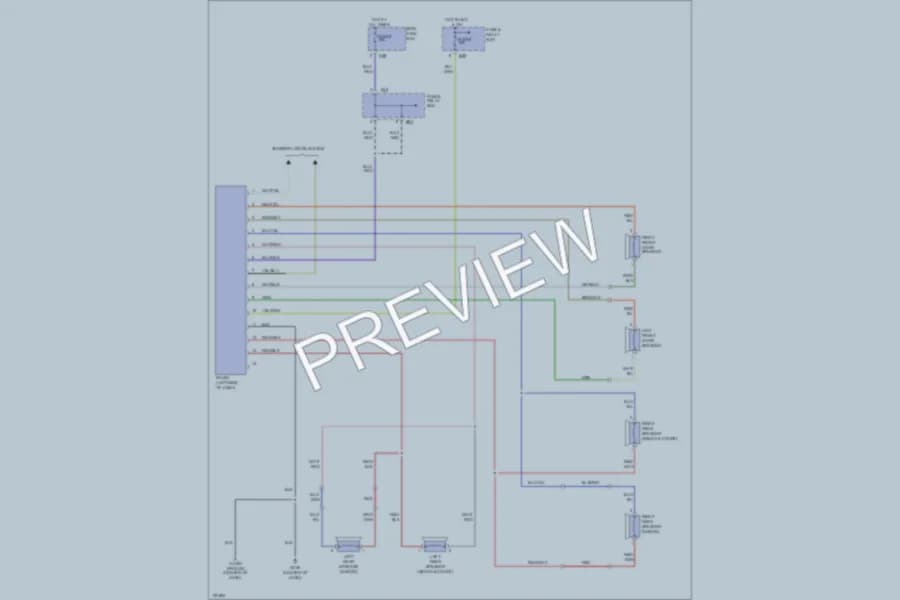 2001 Subaru Impreza Radio wiring diagram preview