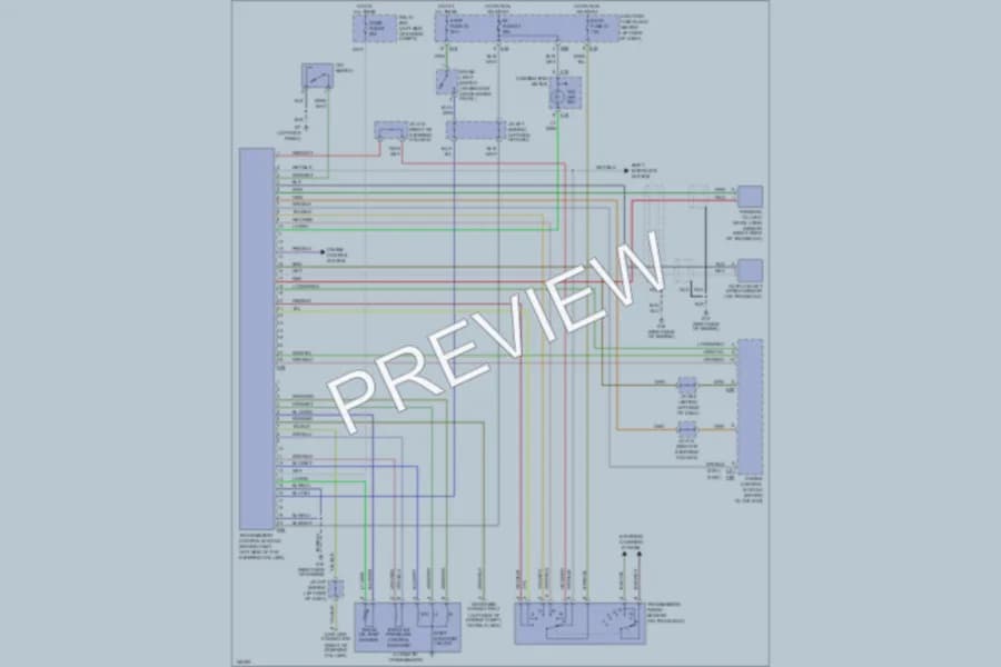 2001 Suzuki Esteem Transmission wiring diagram preview