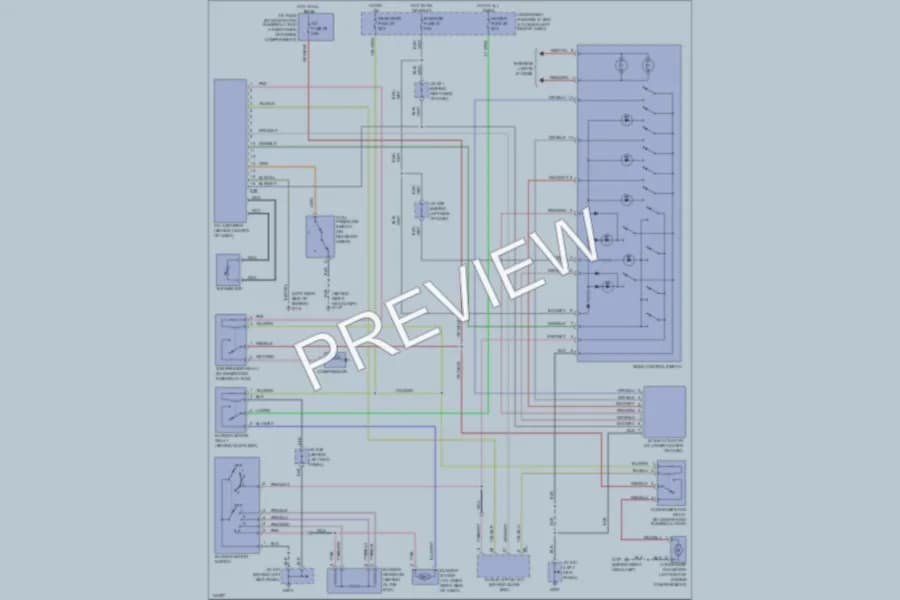 2001 Suzuki GrandVitara Air Conditioning wiring diagram preview