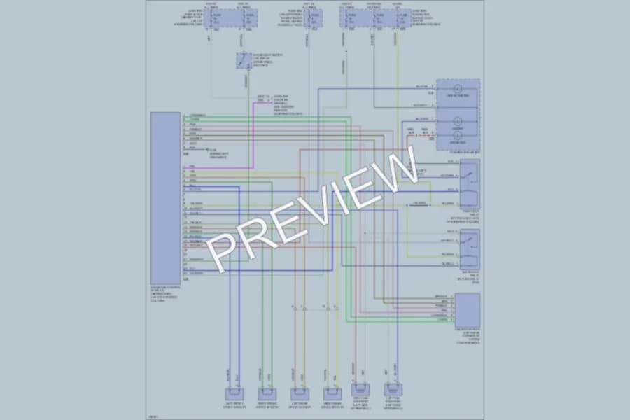 2001 Suzuki Swift Anti Lock Brakes wiring diagram preview
