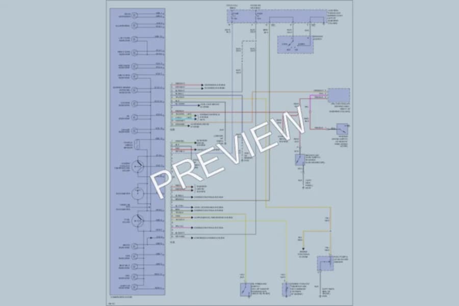 2001 Suzuki Swift Instrument Cluster wiring diagram preview