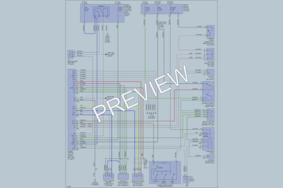 2001 Toyota 4Runner Cruise Control wiring diagram preview