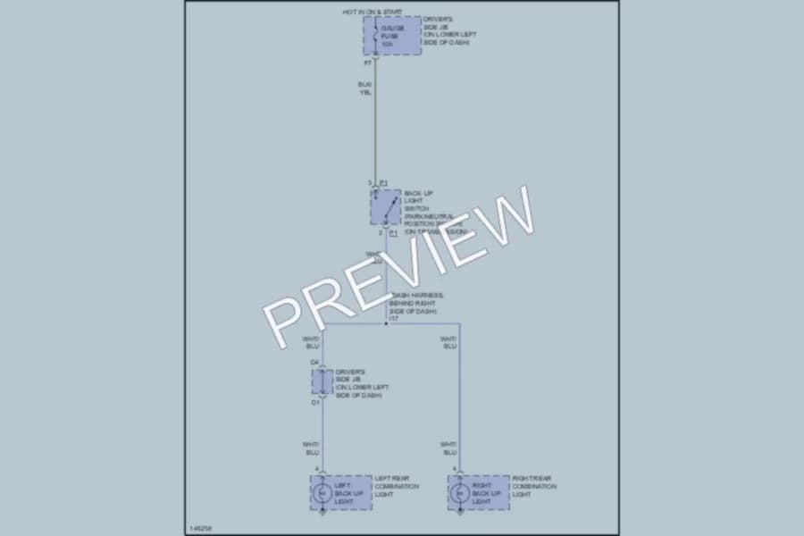 2001 Toyota 4Runner Exterior Lights wiring diagram preview