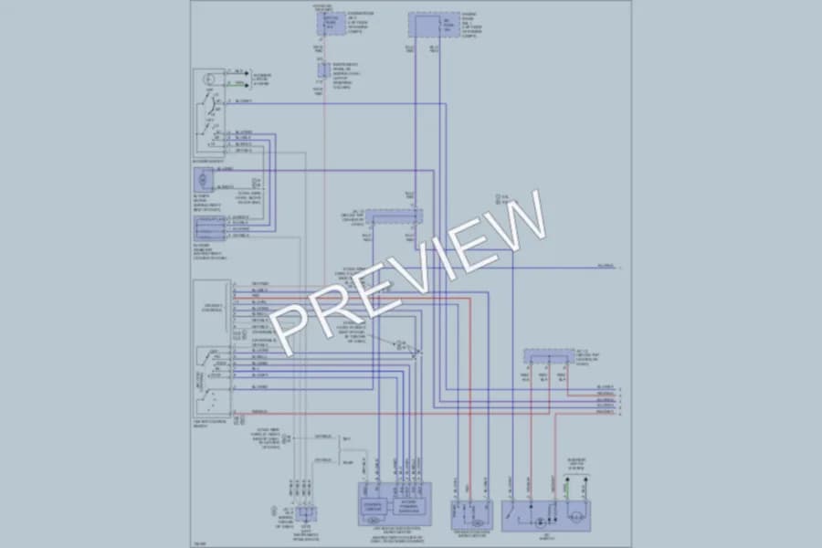 2001 Toyota Camry Air Conditioning wiring diagram preview