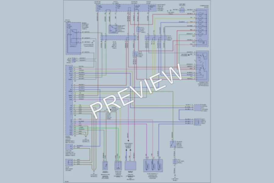 2001 Toyota Camry Transmission wiring diagram preview