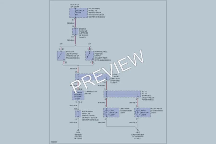 2001 Toyota Celica Exterior Lights wiring diagram preview