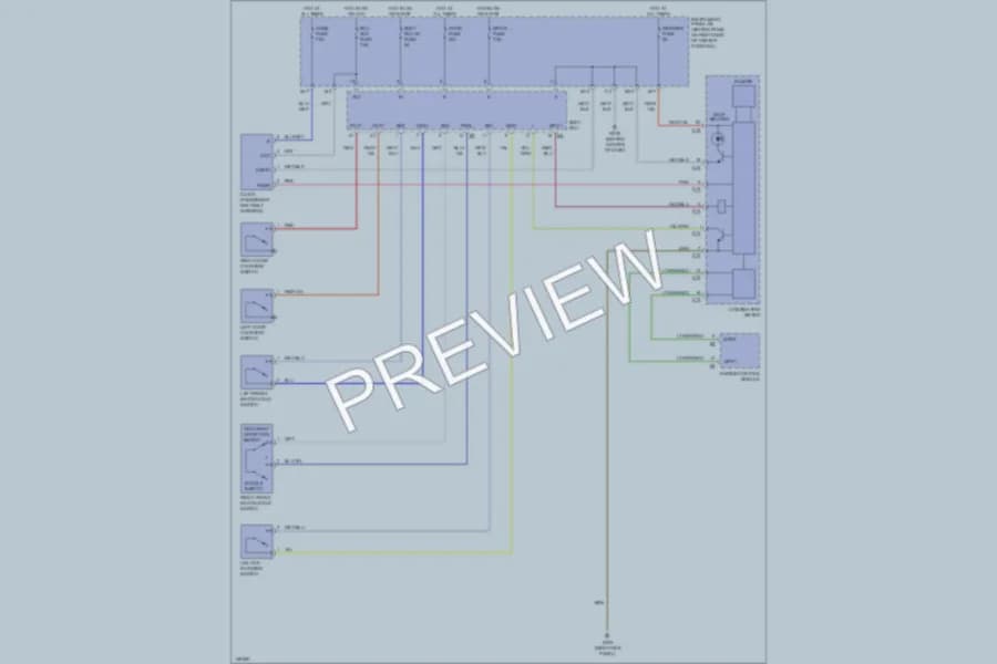 2001 Toyota Celica Warning Systems wiring diagram preview