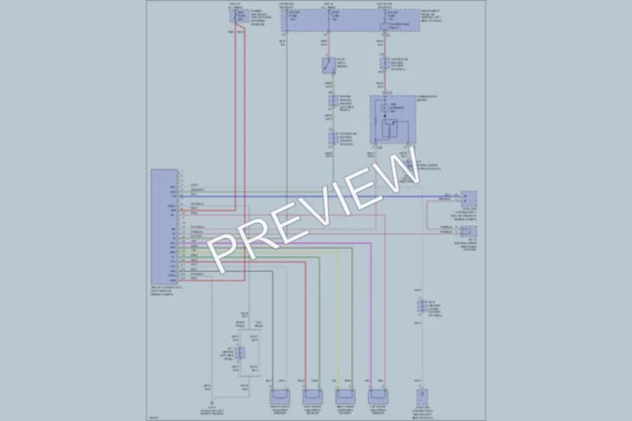 2001 Toyota Corolla Anti Lock Brakes wiring diagram preview