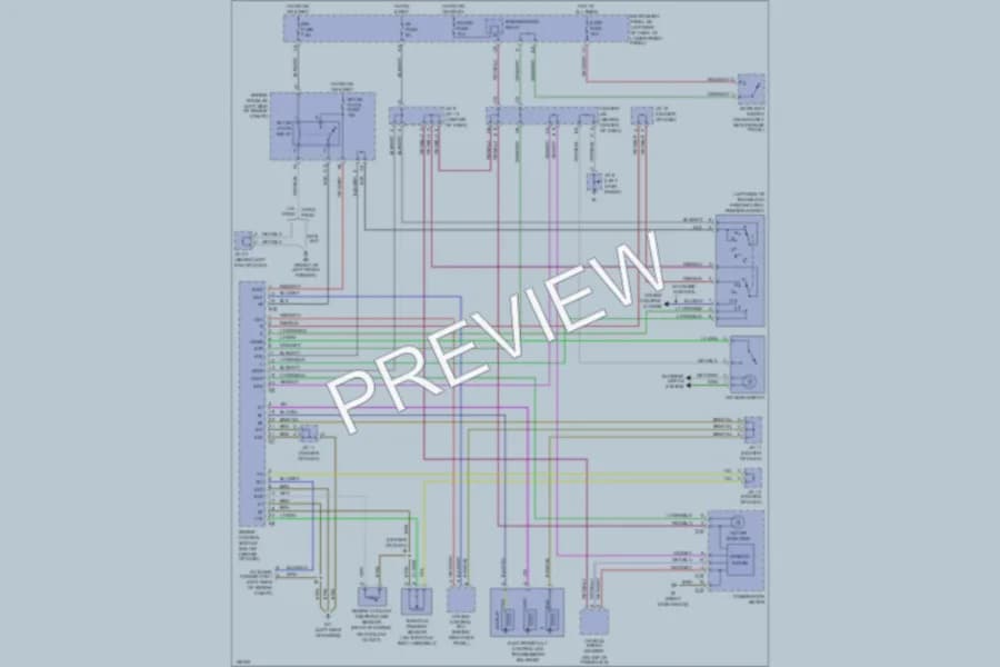 2001 Toyota Corolla Transmission wiring diagram preview