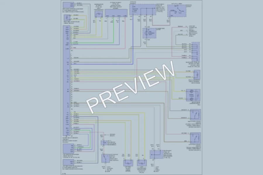 2001 Toyota Echo Supplemental Restraints wiring diagram preview