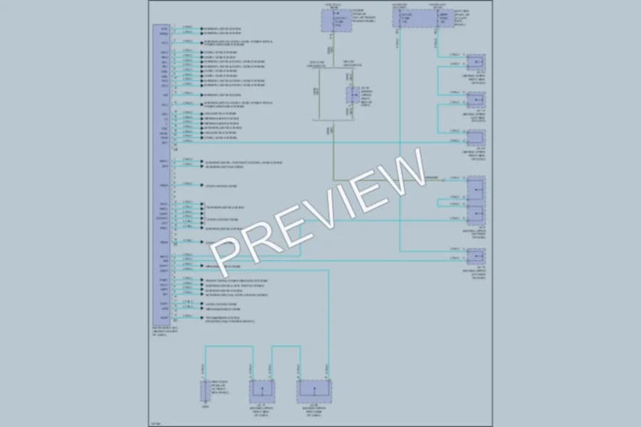 2001 Toyota LandCruiser Body Computer wiring diagram preview