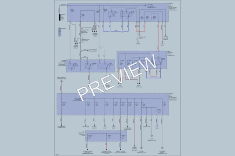 2001 Toyota MR2Spyder Power Distribution wiring diagram preview