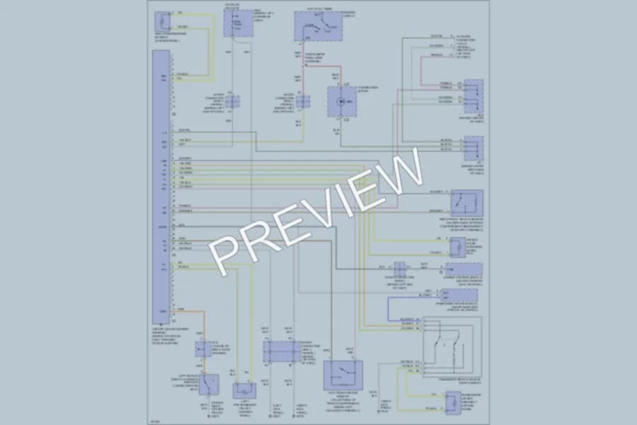 2001 Toyota MR2Spyder Supplemental Restraints wiring diagram preview