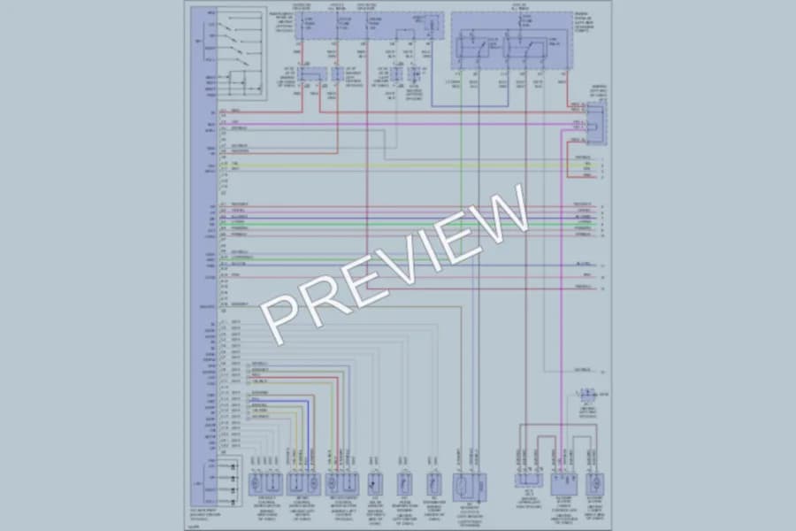 2001 Toyota Prius Air Conditioning wiring diagram preview