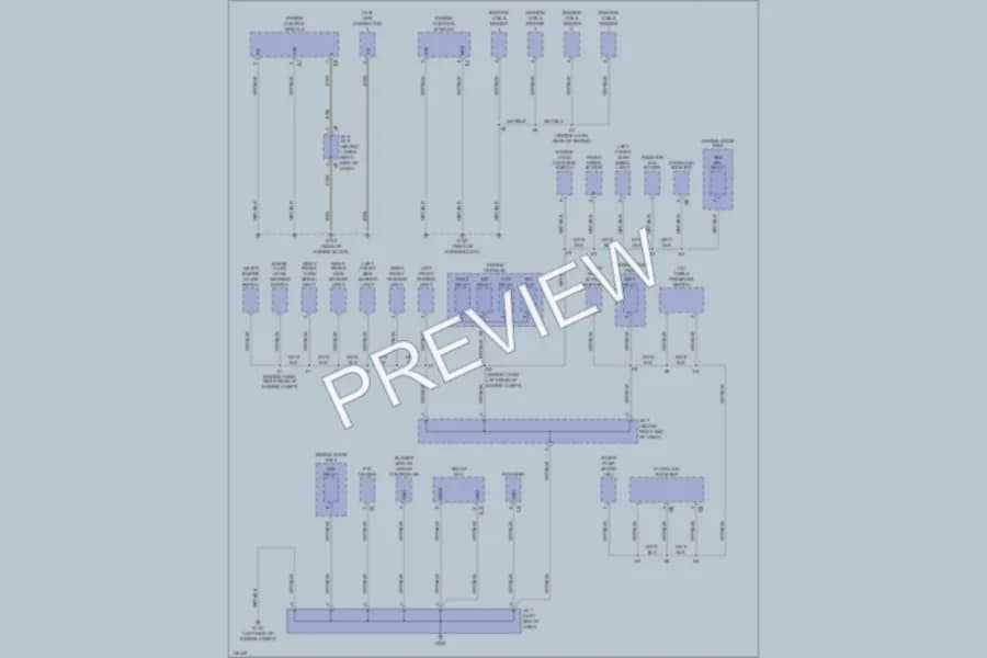 2001 Toyota Prius Ground Distribution wiring diagram preview