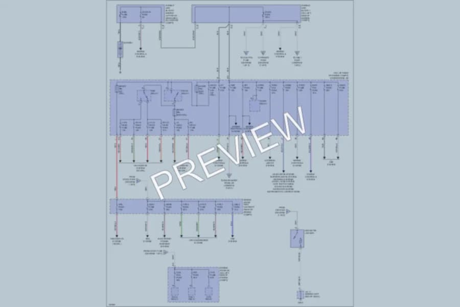 2001 Toyota Prius Power Distribution wiring diagram preview