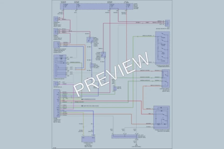 2001 Toyota RAV4 Cruise Control wiring diagram preview