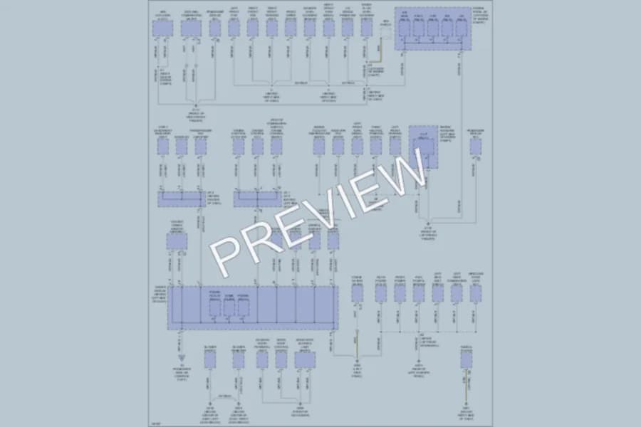 2001 Toyota RAV4 Ground Distribution wiring diagram preview