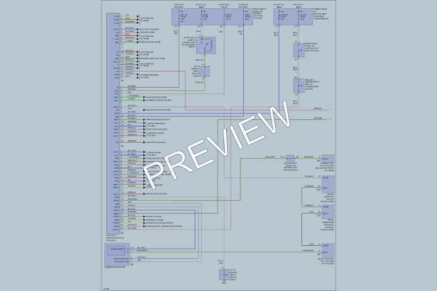 2001 Toyota Sequoia Body Computer wiring diagram preview