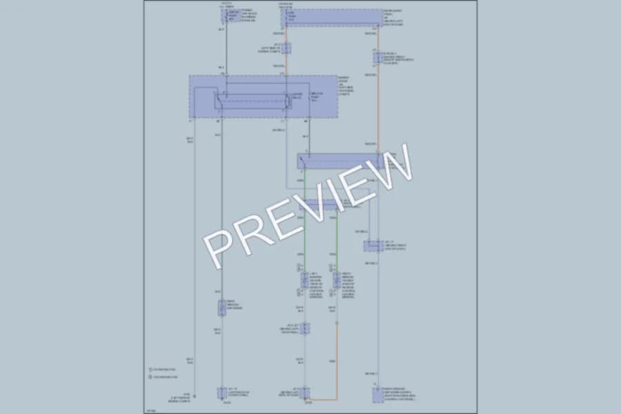 2001 Toyota Sequoia Defoggers wiring diagram preview