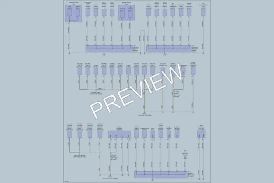 2001 Toyota Sequoia Ground Distribution wiring diagram preview