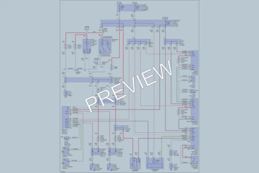 2001 Toyota Sequoia Interior Lights wiring diagram preview
