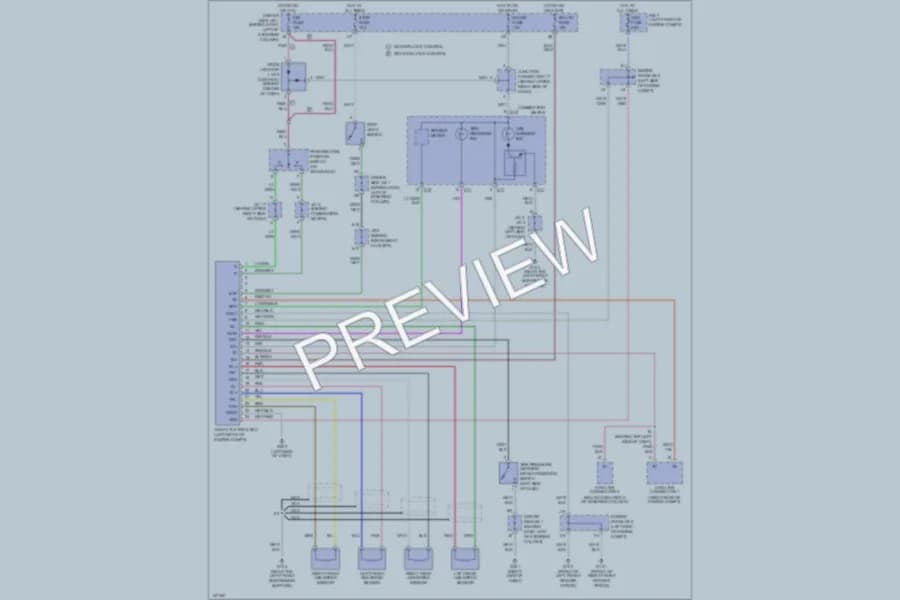 2001 Toyota Sienna Anti Lock Brakes wiring diagram preview