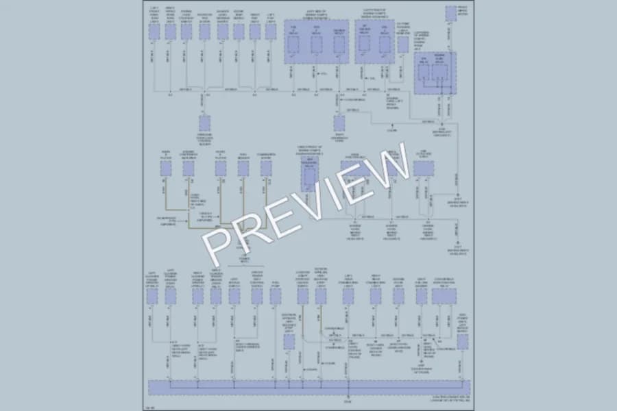 2001 Toyota Solara Ground Distribution wiring diagram preview
