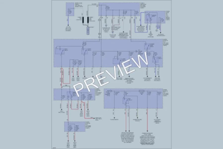 2001 Toyota Solara Power Distribution wiring diagram preview