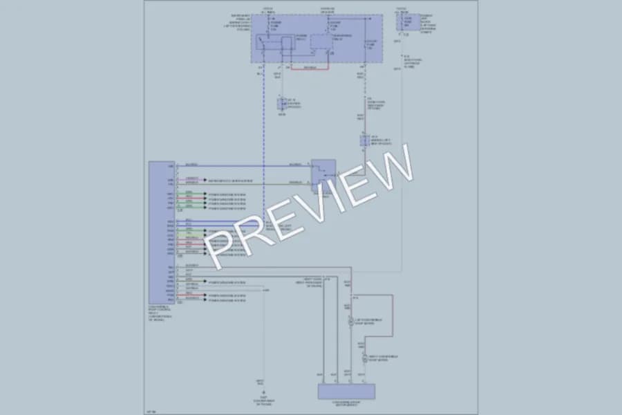 2001 Toyota Solara Power Top Sunroof wiring diagram preview