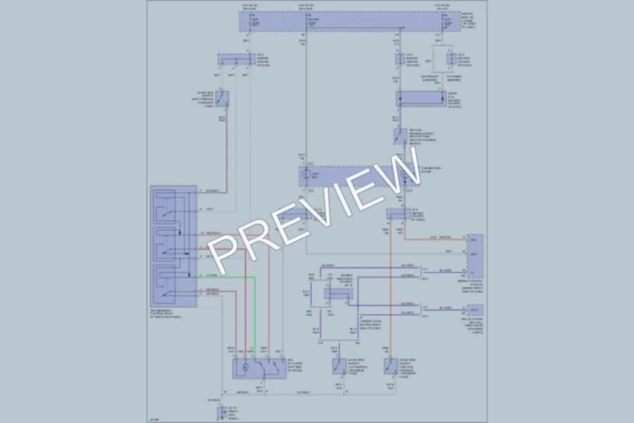 2001 Toyota Tundra Transmission wiring diagram preview