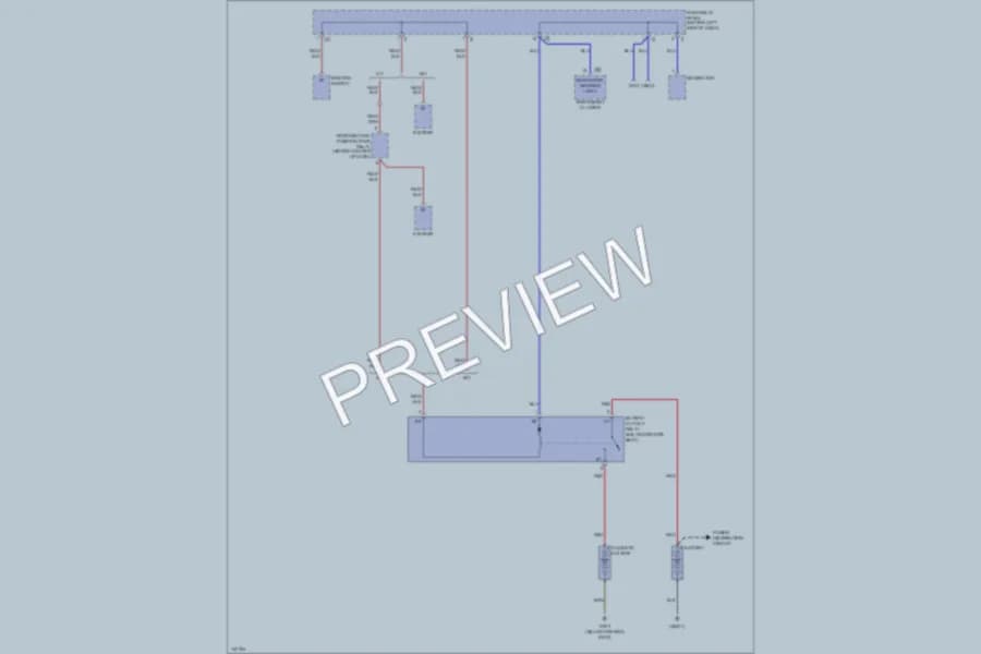 2001 Volkswagen EuroVan Power Distribution wiring diagram preview