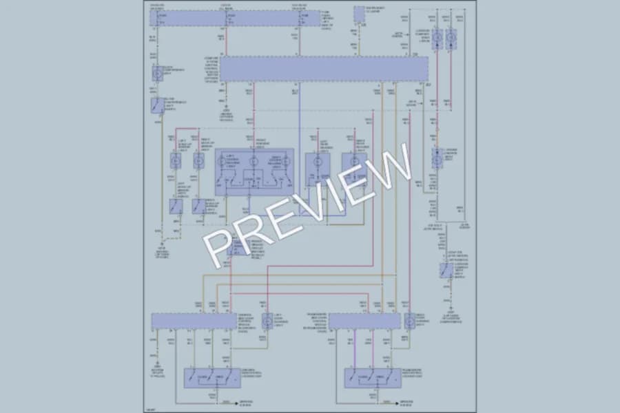 2001 Volkswagen Jetta Interior Lights wiring diagram preview