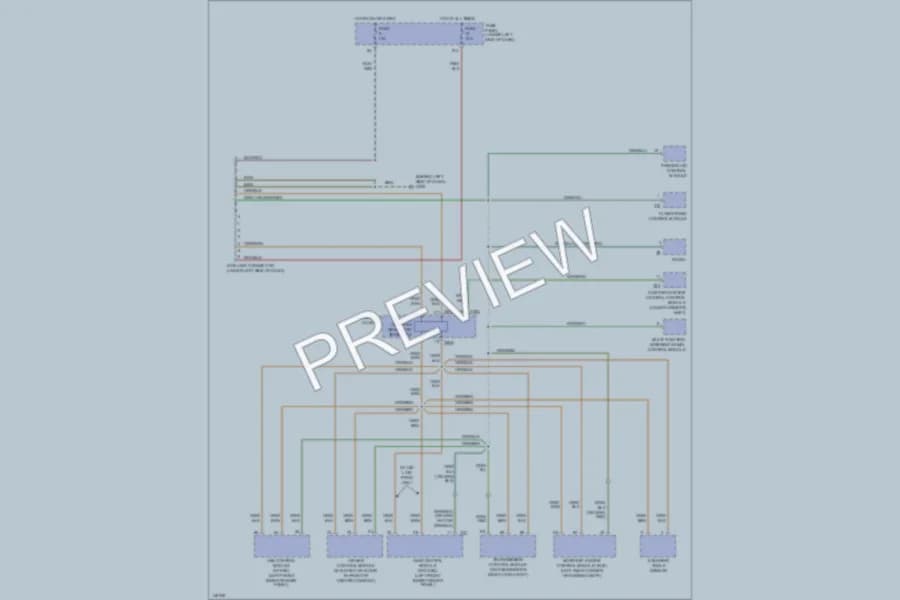 2001 Volkswagen Passat Computer Data Lines wiring diagram preview