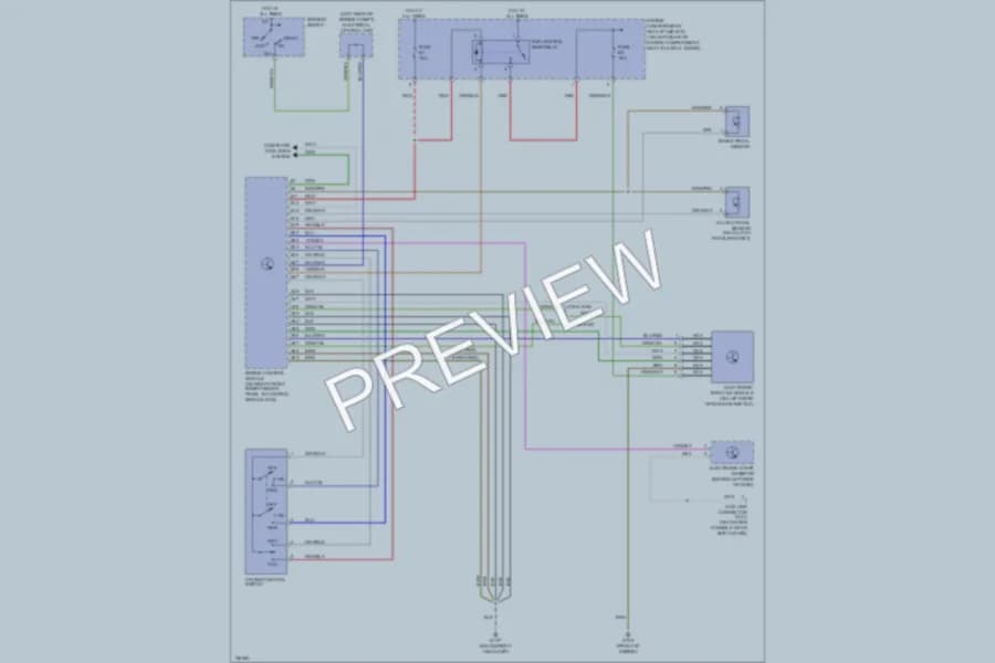 2001 Volvo C70 Cruise Control wiring diagram preview