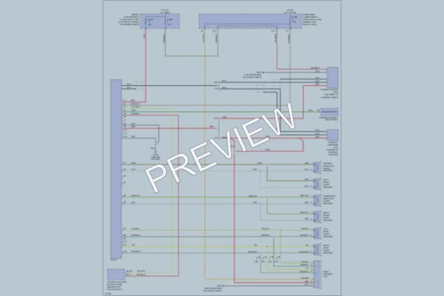 2001 Volvo S40 Radio wiring diagram preview