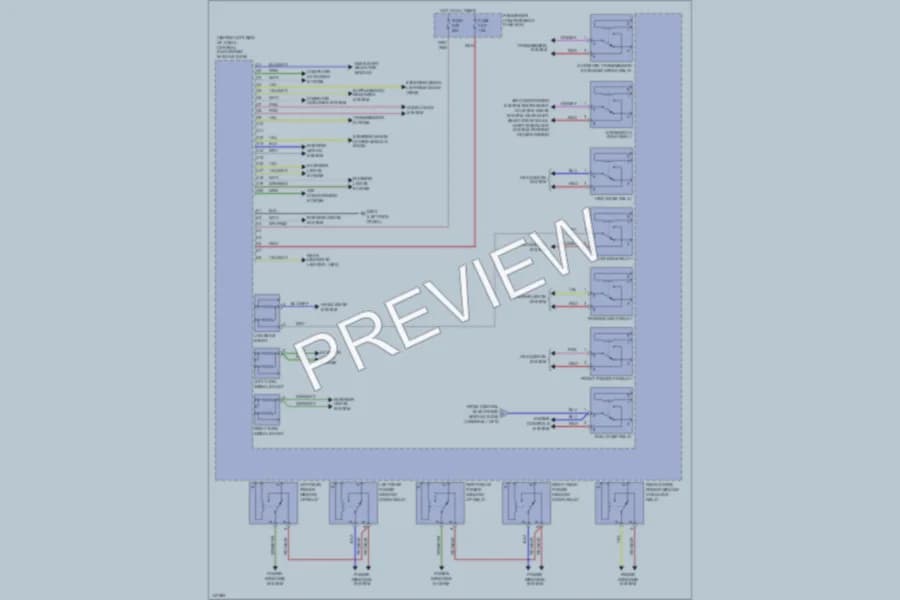 2001 Volvo S60 Body Computer wiring diagram preview