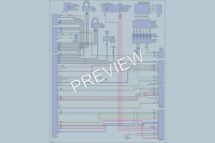 2001 Volvo S60 Navigation wiring diagram preview