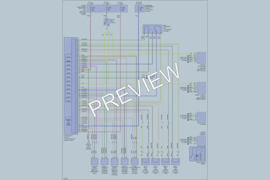 2001 Volvo S80 Anti Lock Brakes wiring diagram preview