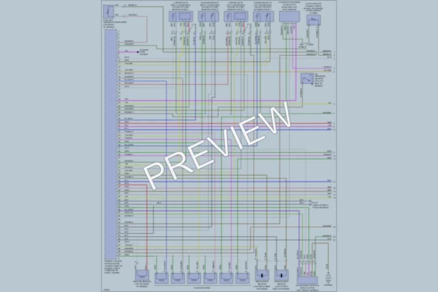 2001 Volvo S80 Engine Performance wiring diagram preview