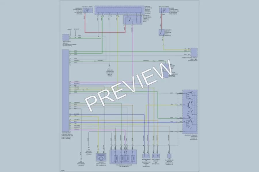 2001 Volvo V70 Transmission wiring diagram preview