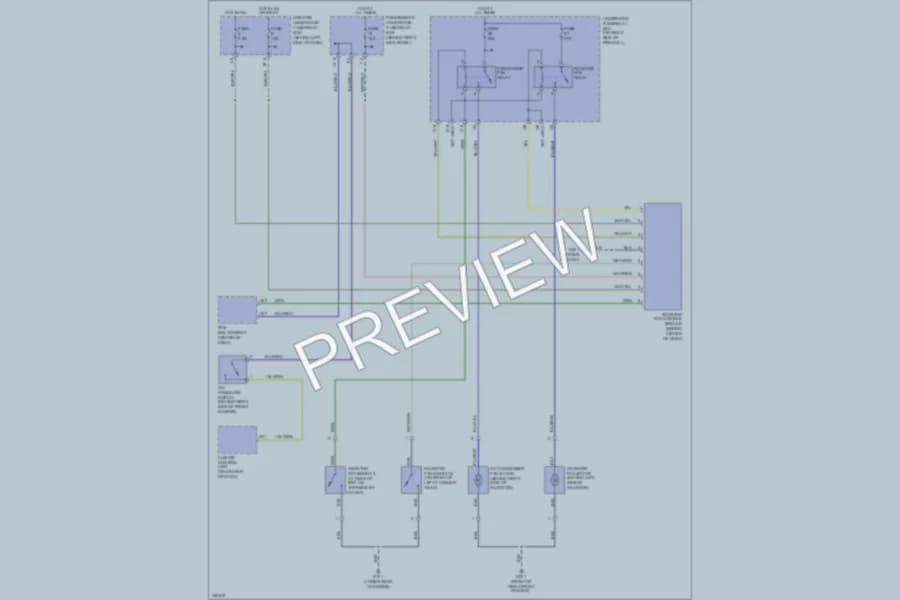 2002 Acura 32CL Cooling Fan wiring diagram preview